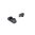 Mirini 1L compatibili con ottica trizio/bianco oliva .220" anteriore / .295" posteriore per Glock