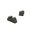 XL OPT COMP mirini 3-dot trizio/contorno nero .315" ant./ .394" post. per Glock