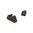 2XL OPTIC COMP MIRE ANTERIORE ZIGRINATA .350"F/.429"R PER GLOCK