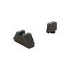 Le mire AMERIGLO 3XL per Glock offrono una visione elevata co-witness per ottiche red dot, con tritio verde per una precisione affidabile.