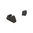 AMERIGLO 3XL OPT COMP Mirini 3-punti compatibili con ottica trizio/nero OL .365"F/.451"R per GLOCK