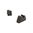 AMERIGLO 3XL Opt Comp mire anteriore zigrinato .365"F/.451"R per Glock