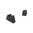 AMERIGLO mire 5XL compatibili con ottica, fronte zigrinato .407"F/.507"R per Glock