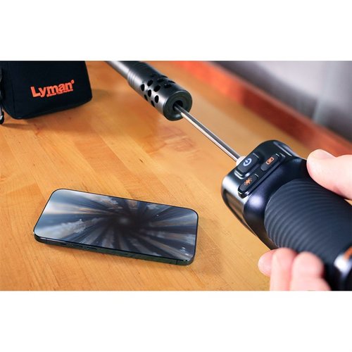 La Borecam 2.0 wireless di Lyman offre immagini dettagliate direttamente sul tuo smartphone, con video e foto, adatta per canne da 22 calibro e oltre.