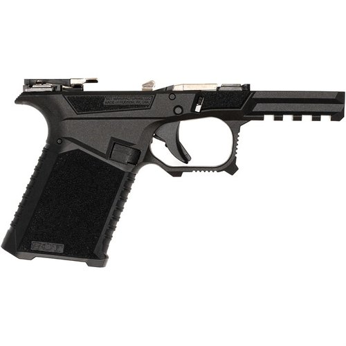 Il telaio SCT 19 Overmold offre un'impugnatura antiscivolo, compatibilità con pezzi Glock® Gen 3 e un assemblaggio testato per prestazioni ottimali.