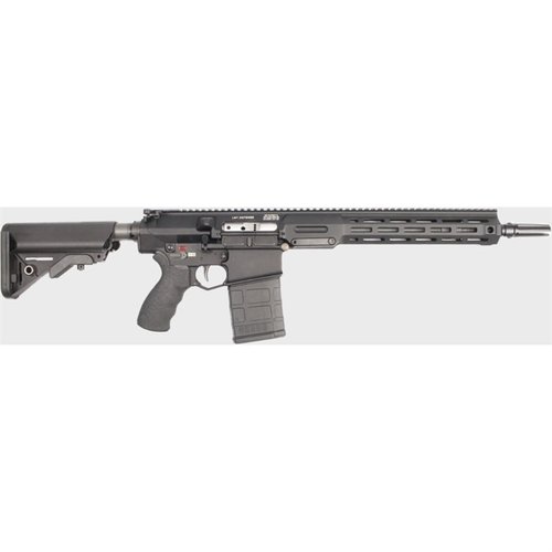 Fucile semiautomatico MARS-H 7.62x51 NATO con canna leggera da 13.5", sistema monolitico LMT® e caratteristiche ambidestre per prestazioni superiori.