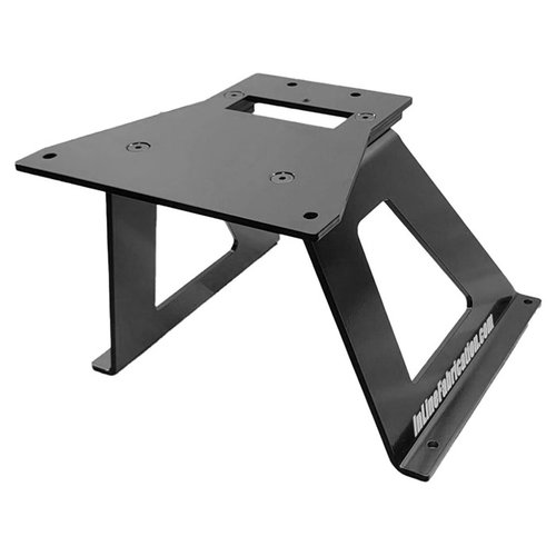L'Ultramount Junior è realizzato in robusto acciaio da 3/16" e misura solo 7,5" di altezza, ideale per piani di lavoro con spazio limitato e include gambe e base.