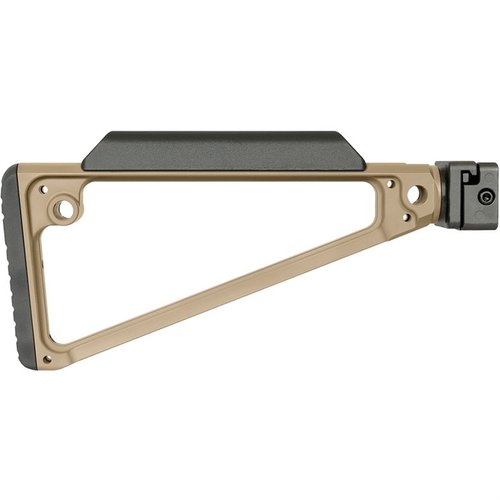 Il TRIANGLE SIDE FOLDING STOCK offre un meccanismo robusto, design rigido in alluminio, 5 attacchi QD e configurazione pieghevole a destra o sinistra.