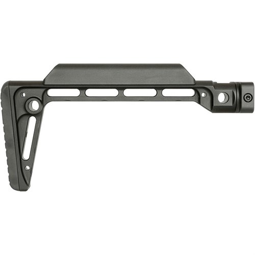 Il MINIMALISTIC FIXED STOCK offre una posizione fissa, 5 attacchi QD, design rigido in alluminio anodizzato, comfort migliorato e peso leggero di 10 oz.