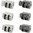 ALPHA TANK BRAKE - NITRURATO NERO - 24 mm