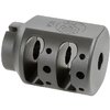 L'ALPHA TANK BRAKE offre una riduzione massima del rinculo grazie al suo design a doppia camera, realizzato in acciaio inossidabile 416, con finitura Black Nitride.