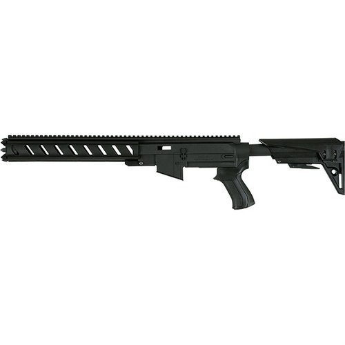 Il kit AR-22 GEN2 per Ruger 10/22 offre un design ergonomico, un sistema TracLock per regolazioni sicure e una compatibilità con caricatori da 10-25 colpi.