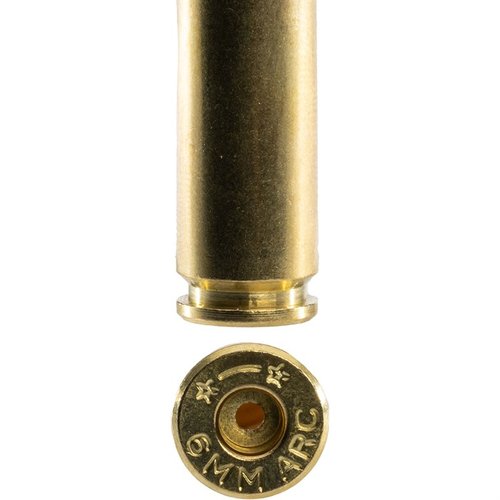 Il 6MM ARC Small Rifle Primer Brass offre una cartuccia versatile con bassa rinculo, perfetta per tiri a lunga distanza e compatibile con fucili AR e bolt action.