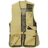 Il gilet da tiro BOB ALLEN è leggero e traspirante, con tasche per cartucce, regolazione in vita e compatibilità con Insert-A-Pad per un comfort ottimale.