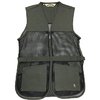 Gilet da tiro in mesh integrale con doppio cuscinetto verde salvia XS