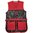 BOB ALLEN Gilet da tiro interamente in mesh con doppio pad Rosso 2XL