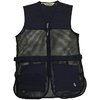 Il gilet da tiro BOB ALLEN in rete offre leggerezza e ventilazione, con doppie imbottiture per tiratori destrorsi e mancini, tasche frontali e retro in rete.