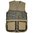BOB ALLEN Gilet da tiro in mesh integrale con doppio padding Kaki L