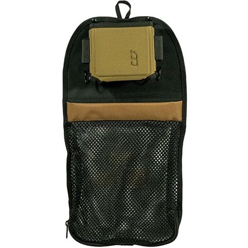Il BOB ALLEN TOP GUN STRUCTURED MESH SHELL POUCH offre un portacaschi in EVA, scomparti per 100 bossoli vuoti e 1 scatola di cartucce, con clip rinforzate.