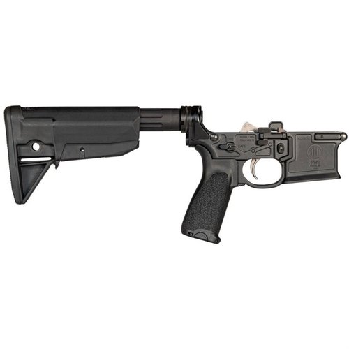 Il MK1 MOD 2-M è un lower receiver completo ambidestro in alluminio 7075-T651, dotato di un grilletto migliorato e un buffer PWS Enhanced H2.