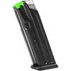 Caricatore 9 mm Luger 18 colpi per GLOCK-17, nero con follower verde