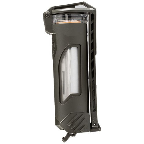 Il CELLVAULT-21 protegge le batterie 21700 e SL-B50, è impermeabile, ha una chiusura sicura e un design compatto per un facile accesso e integrazione nel tuo equipaggiamento.