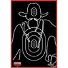 Bersaglio a sagoma Dirty Bird Gunslinger 12 x 18 pollici confezione da 6