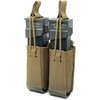 La doppia tasca per caricatori di GBRS offre compatibilità MOLLE/BELT, ritenzione bungee regolabile e materiali di alta qualità per un'estrazione fluida.