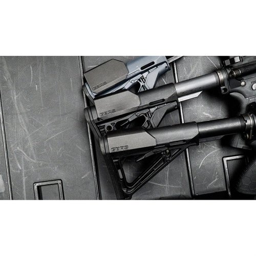 Il Valkyrie Cheek Riser di GBRS GROUP offre tre altezze per un comfort personalizzato, costruzione in nylon rinforzato con fibra di carbonio e rimozione facile senza attrezzi.