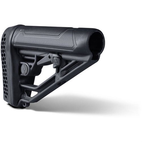 L'EX Performance Adjustable Stock offre un design avanzato, costruzione in polimero resistente, regolazione rapida e attacchi sling integrati per AR15 e AR308.