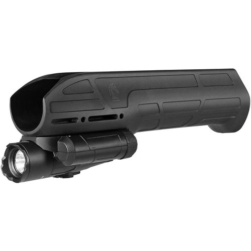 L'EX Performance Tactical Light Forend per Remington 870 offre un potente faro da 300 lumen, tre modalità di illuminazione e un'installazione semplice per una difesa versatile.