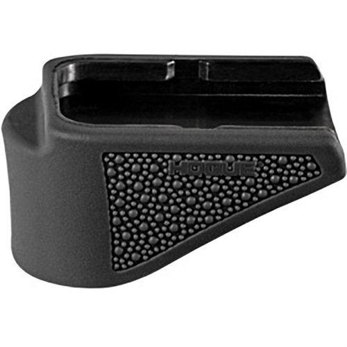 Migliora l'ergonomia della tua Glock 26 con il pad di estensione Hogue, che offre una presa sicura, comfort e protezione durante i ricaricamenti.