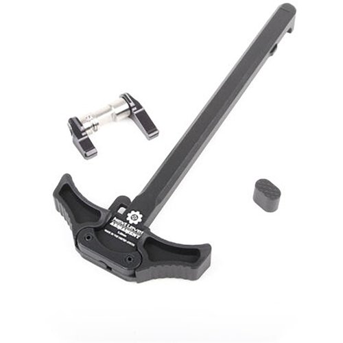 Il NLX Performance Kit 2 per AR-15 migliora il tuo fucile con un manico di carica ambidestro, selettore di sicurezza in titanio e pulsante di rilascio del caricatore esteso.