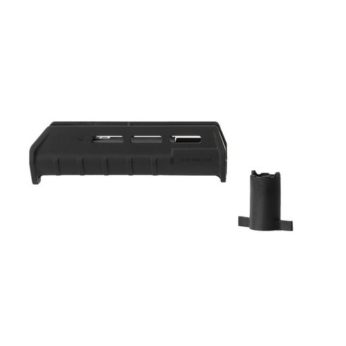 Il MOE® Forend M-LOK per Remington 870 offre una lunghezza aumentata per una migliore manipolazione, costruzione in polimero rinforzato e compatibilità M-LOK.