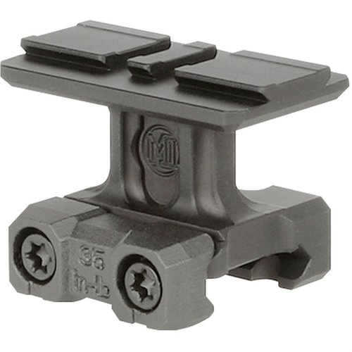 Il MK2 ACRO AIMPOINT MOUNT offre un design avanzato, robustezza in acciaio trattato, montaggio preciso e diverse configurazioni per ottiche, garantendo prestazioni durature.