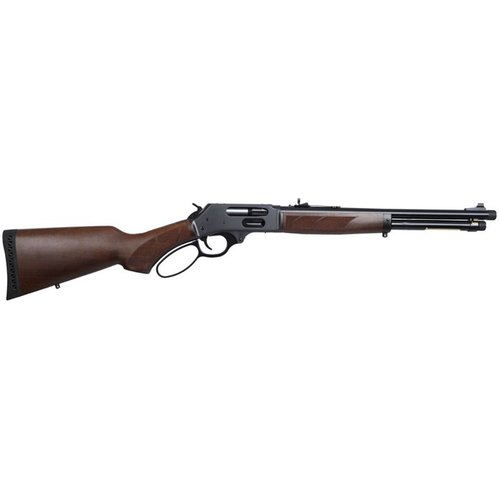 L'H12 PROTECTOR .44 Magnum/.44 Spl è una carabina a leva compatta, con canna da 16,5", calciatura in noce e pad di rinculo ventilato, ideale per l'uso quotidiano.
