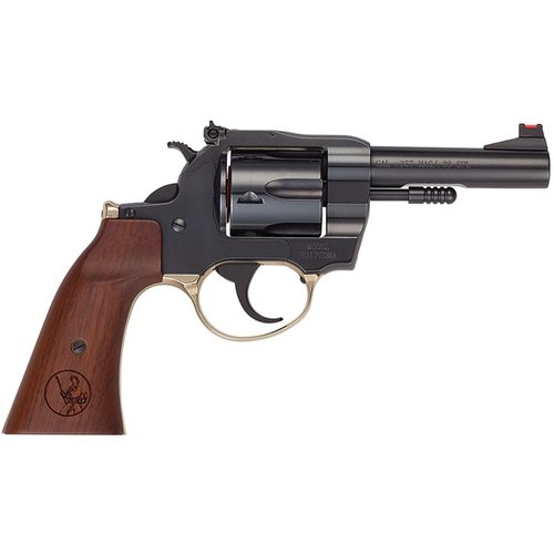 Il revolver H17 Golden Boy Deadeye .357 Magnum/.38 Spl combina legno di noce americano, design classico e prestazioni eccellenti, ideale per collezionisti e tiratori.