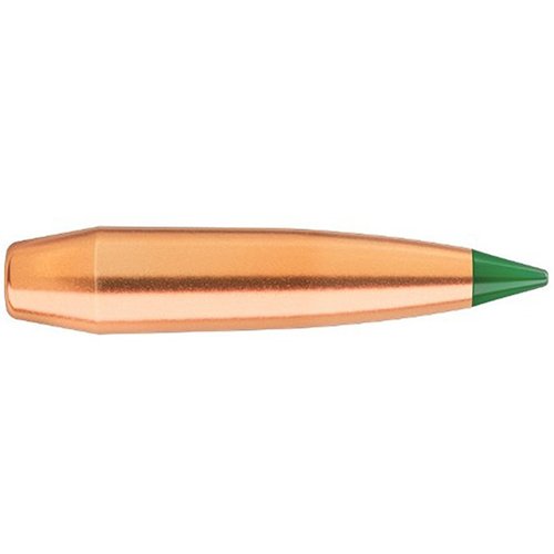 Le palle TIPPED GAMEKING 6.5MM (0.264") di SIERRA offrono un'ottima espansione e penetrazione, ideali per la caccia a cervi, alci e orsi con twist 1-8".
