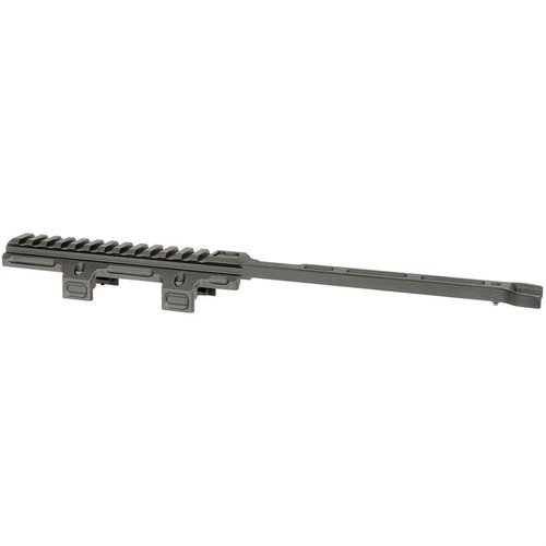 Il GEN-2 M-LOK® Top Rail per HK MP5 offre una facile installazione senza armi, una guida Picatinny più lunga e compatibilità con ottiche e accessori.