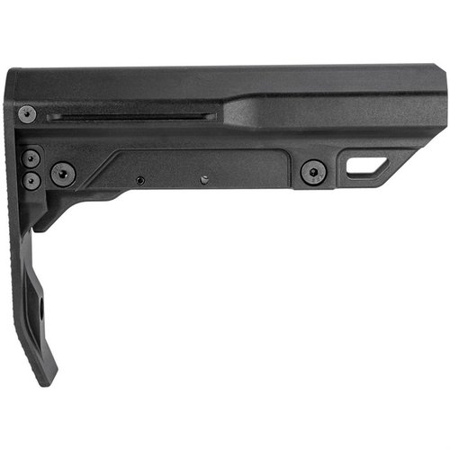 Il MFT Battlelink™ è il più leggero stock in alluminio collassabile, realizzato in 6061-T6, con supporti per slinga e un design ergonomico per un utilizzo ottimale.
