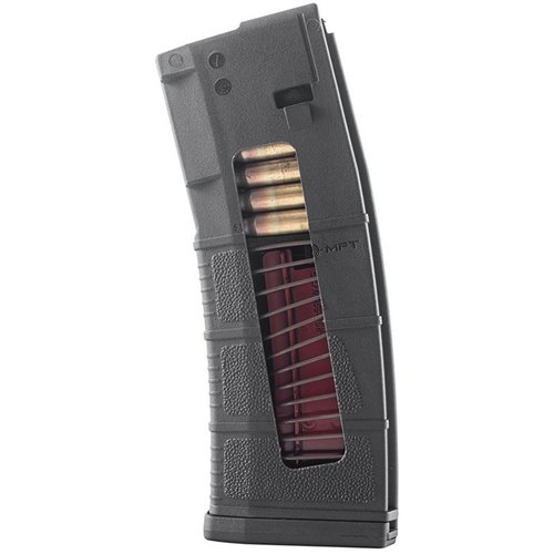 Il caricatore MFT 15/30 per AR-15 offre una capacità di 15 colpi in un corpo da 30, costruzione in polimero resistente e compatibilità con accessori standard.
