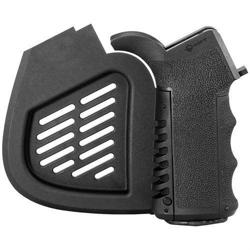 Il grip featureless AR15 di MISSION FIRST TACTICAL offre comfort personalizzabile, scomparto impermeabile e sistema di stoccaggio per una costruzione conforme in CA.