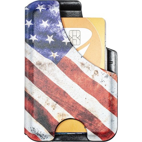 Portafoglio minimalista MISSION FIRST TACTICAL, sottile e resistente, con protezione RFID, capacità per 8 carte di credito e realizzato a mano negli USA.