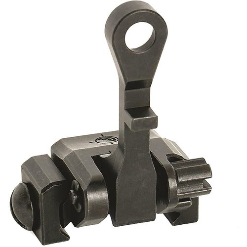 Il mirino di backup EXD MFT offre un profilo minimalista e robusto, montaggio Picatinny, zero fisso a 300 metri e costruzione in acciaio CNC per una massima affidabilità.