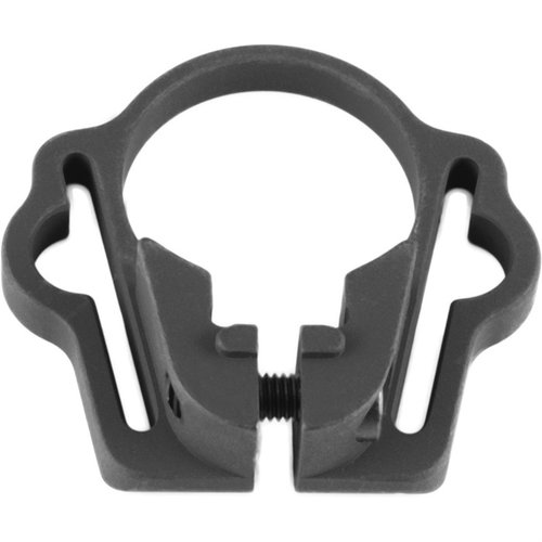 Il ONE POINT SLING MOUNT di MISSION FIRST TACTICAL offre un montaggio semplice e veloce, senza smontare il tubo, in alluminio di alta qualità con finitura nera.