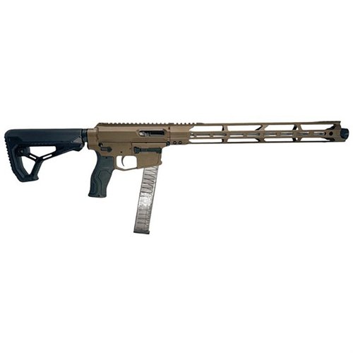 Il CEO-45 è un fucile semi-automatico .45 ACP con un'ottima maneggevolezza, costruzione robusta in alluminio 7075-T6 e canna in acciaio inox da 16".