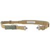 La Vickers Padded Push Button Sling offre comfort e prestazioni superiori, con materiali di alta qualità e lunghezza regolabile da 36" a 62" per un uso versatile.