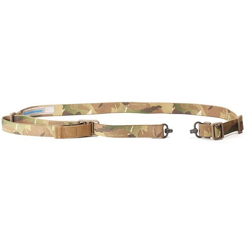 Il Vickers 2-TO-1 Sling offre la versatilità di passare istantaneamente da un sistema a 2 punti a uno a 1 punto, mantenendo l'aggiustabilità in entrambe le modalità.