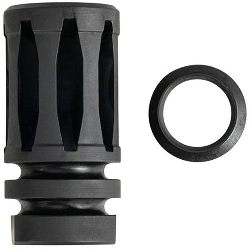 Migliora il tuo fucile 5.56 NATO con il Flash Hider A2, che riduce il flash del muso e garantisce una visione chiara in condizioni di scarsa illuminazione.