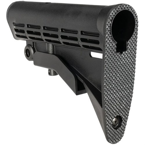 Sostituisci il tuo setup con il buttstock M4 Mil-Spec One Horse: leggero, resistente agli urti, con design regolabile a sei posizioni per una vestibilità perfetta.